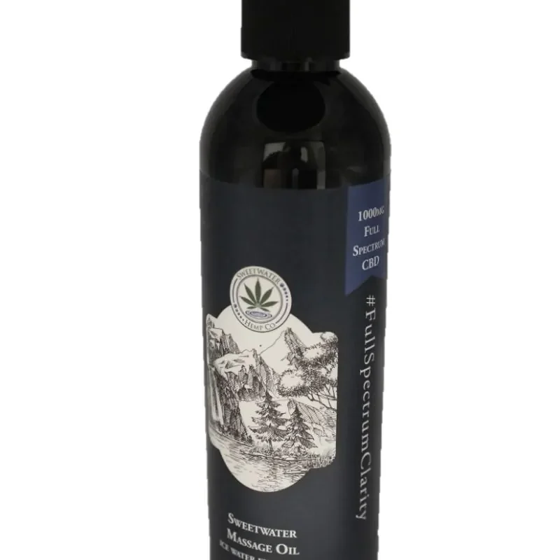 Massage Oil 1000mg Cbd Sweetwater Hemp Company
